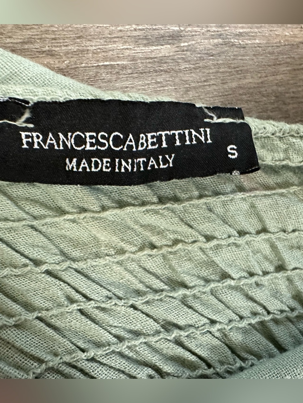 Francesca Bettina Sage Green Dress - Picture 2 of 7